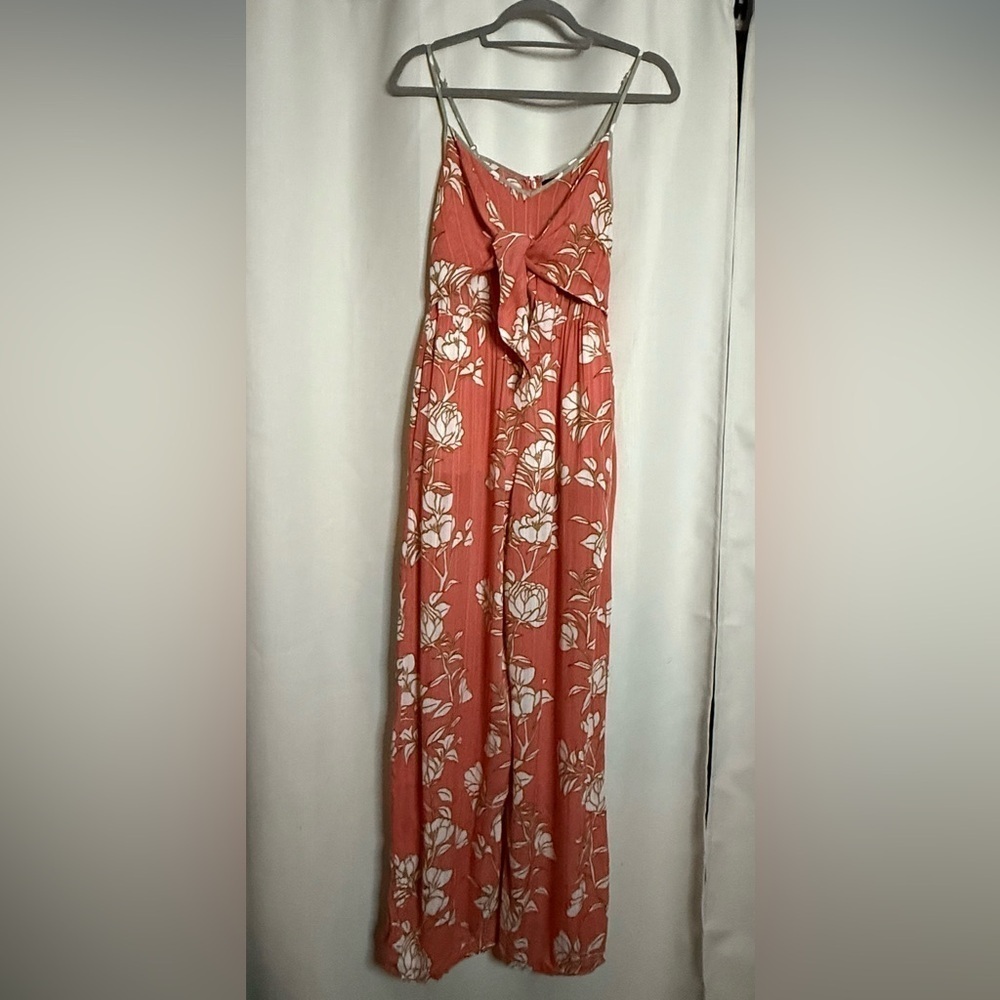 MINKPINK from Revolve Lovina Pink Floral Jumpsuit XS - Picture 3 of 14